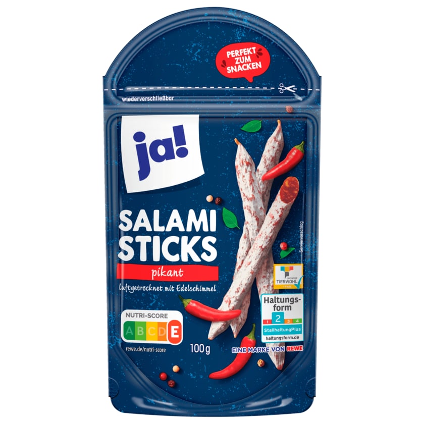 ja! Salami Sticks Pikant 100g